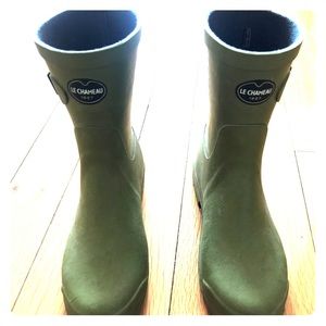Le Chameau Green Rain Boots